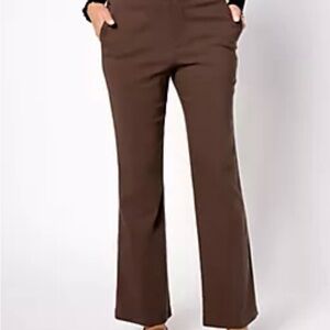 LOGO by Lori Goldstein Petite AnyWEAR Stretch Trouser